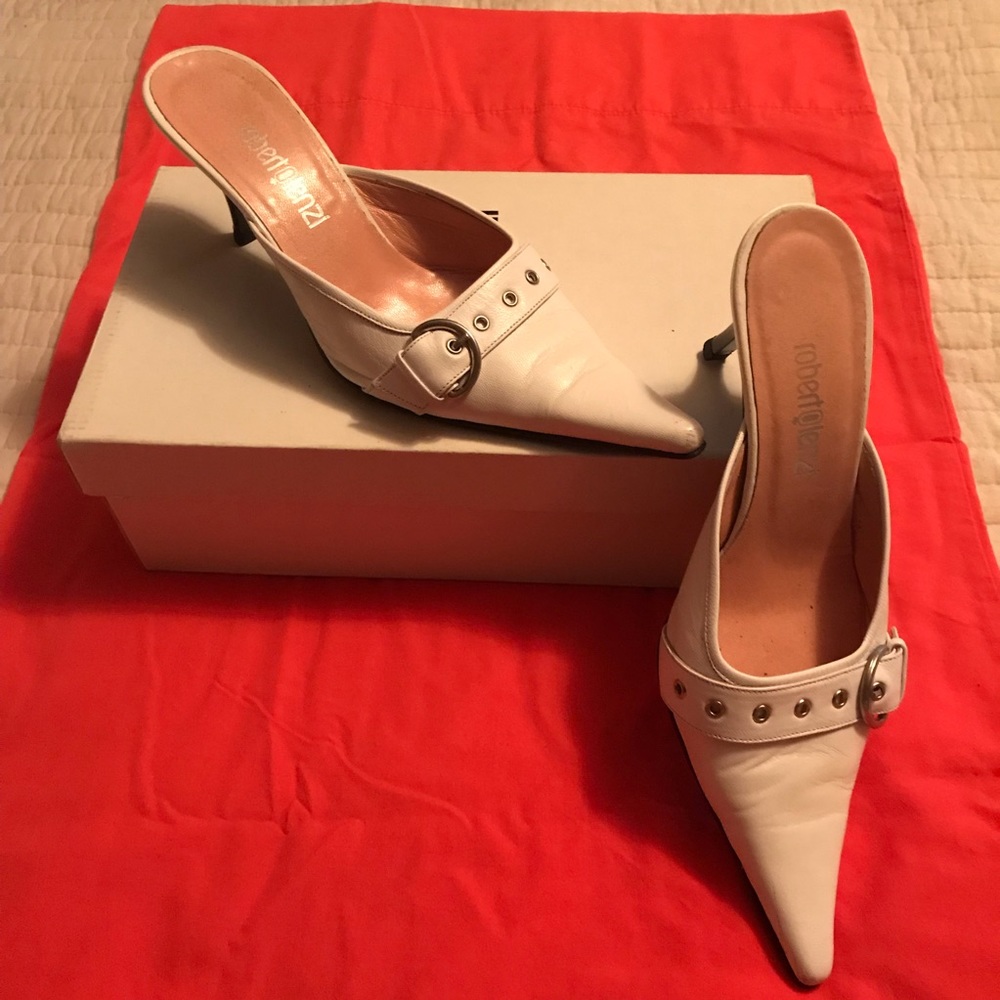 Sexy White mules